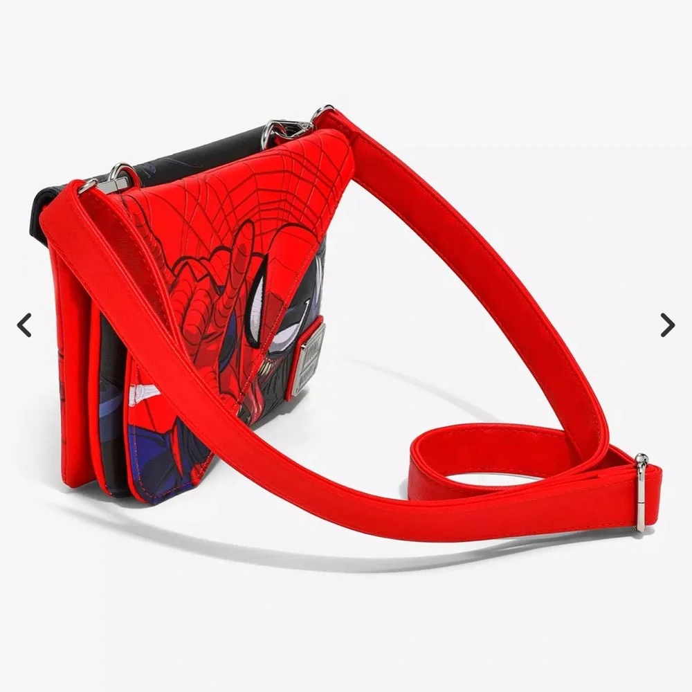 Loungefly Marvel Spider-Man Venom Split Crossbody Bag - BoxLunch Exclusive